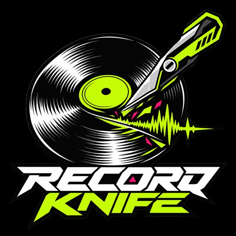 Record Knife record and knife logo